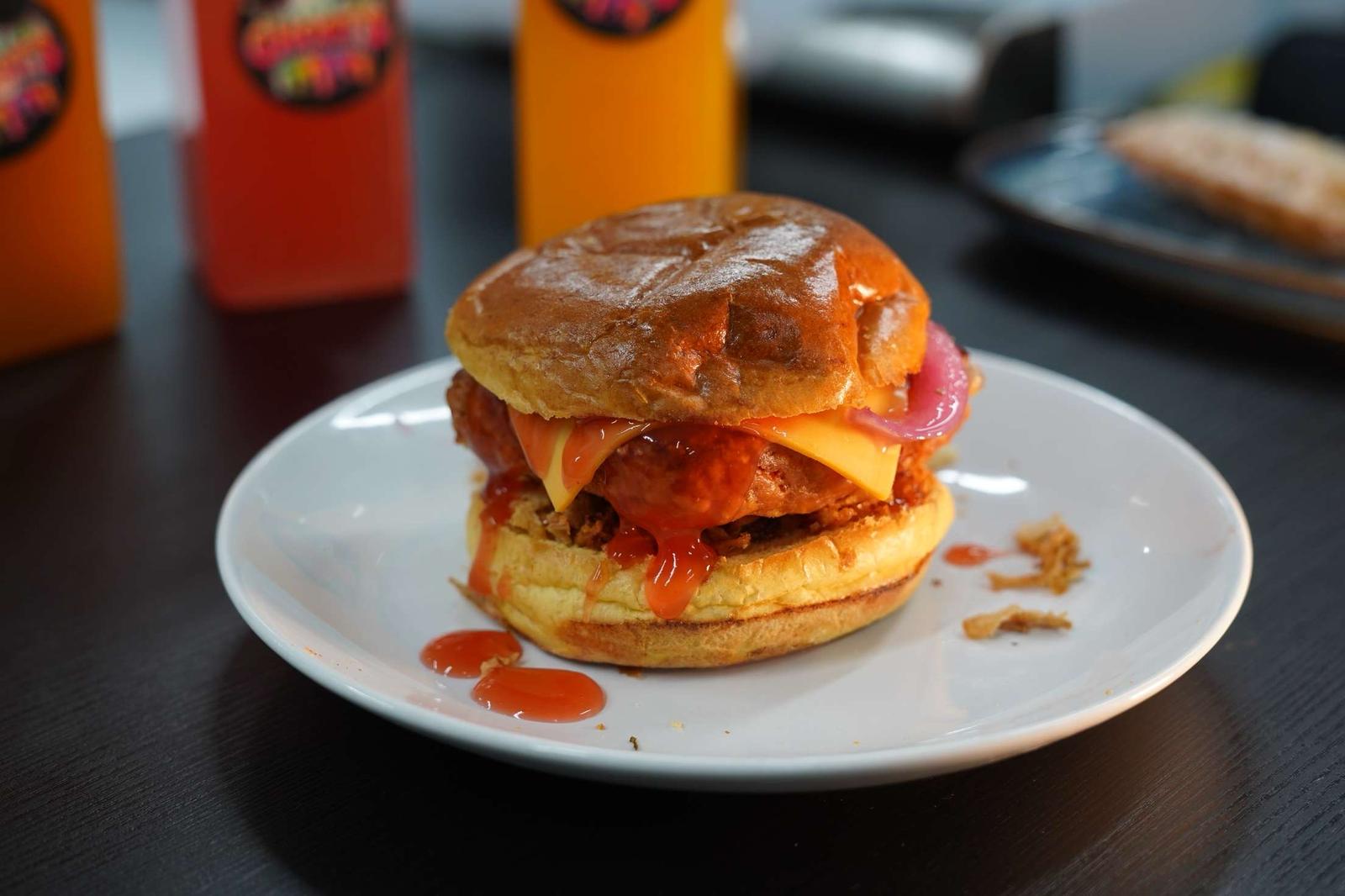 Crispy Dipped Chicken Burger